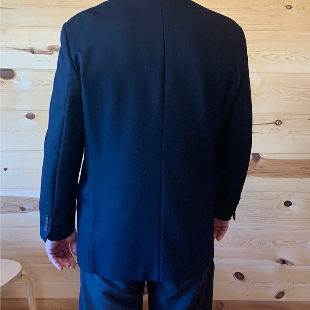 Men’s Ralph Lauren Navy Blue Virgin all Wool Blazer. Perfect Condition - Picture 4 of 5